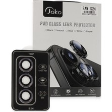 Uravas Store Joko Samsung Galaxy S24 Pvd Metal Kamera Lens - Derin Mor