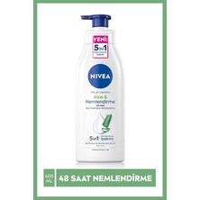 Mey İthalat Aloe Vera Vücut Losyonu 400ML,NORMAL/KURU Ciltler,nemlendirici Serum ile 48 Saat Nem