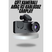 Valor Araç Içi Dikiz Kamerası Sürüş Kaydedici 3 Lensli Dvr Kamera