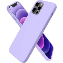 Uravas Store Iphone 12 Pro Max Kılıf First Silikon - Lila