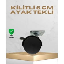 Valor Sehpa ve Masa Için 6 cm Kilitli Ayak