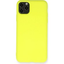 Uravas Store Iphone 11 Pro Max Kılıf Nano Içi Kadife Silikon - Sarı