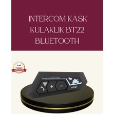 Valor Motosiklet Sürüşleri Için BT22 Kask Bluetooth Kulaklık Mikrofonlu