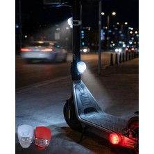 Valor Bisiklet Emniyet Lambası 2li Set Güçlü LED Çakar Işık