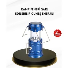Valor Solar Kamp Lambası Kızak Sistemli Şarjlı Taşınabilir Doğa Yürüyüşü Işığı