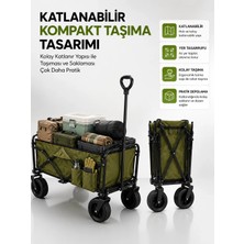 Nemere 130 kg Taşıma Kapasiteli Katlanabilir Wagon Taşıma Arabası