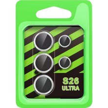 Uravas Store Samsung Galaxy S26 Ultra Raze Metal Kamera Lens - Gümüş