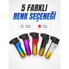 Nemere Ithalat Gaz Dolumlu Rüzgar Dayanıklı Pürmüz Çakmak Ayarlı Alev Güçlü Performans