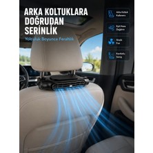 Nemere Ithalat Koltuk Başlığına Takılan Araç Soğutucu Fan Ayarlanabilir 3 Hız Kademeli