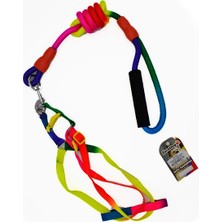 Euro Dog Aconcept Eurodog Köpek Göğüs Tasması Gökkuşağı 14MM 120CM