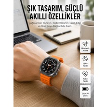 Nemere 2025 Model Gelişmiş Özellikli Nabız Sensörlü Spor Takibi Yapabilen Titreşimli Saat