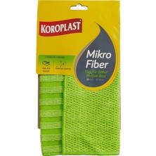 Brf Store Yavuzsell Koroplast Mikrofiber Yağ & Kir Sökücü Mutfak Bezi Tekli, Çift Taraflı Hızlı Kuruyan Mikrof
