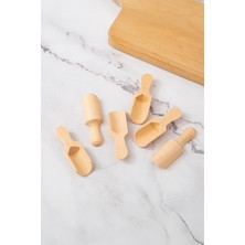 Uravas Store 6’lı Ahşap Baharat Kaşığı