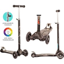 Uravas Store Işıklı Scooter Siyah