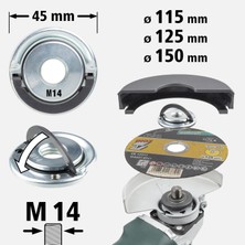 WolfCraft Açılı Taşlama Makineleri Için Hızlı Sıkma Somunu (3'li Paket)