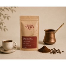 Kuppa Coffe Co Nitelikli Öğütülmüş Türk Kahvesi %100 Arabica Orta Kavrum Taze Kavrulmuş 250g.