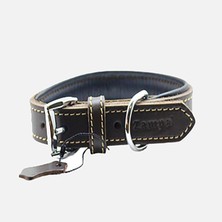 Zampa Classic M Köpek Boyun Tasması Kahverengi 54 cm (2'li Paket)