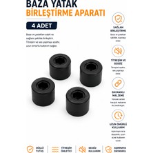 Dünya Sünger Baza Yatak Birleştirme Aparatı 4 Adet – Kaymaz Yatak Sabitleyici Kauçuk Bağlantı Takozu