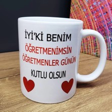 Uslucan Alışveriş Öğretmene Hediye Kupa Bardak