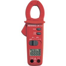 Benning cm 1-2 Akım Pensi, Kalibre Edilmiş El Tipi Multimetre (Dakks-Akkreditiertes Labor) Dijital Cat Iıı 600 V Ekranı (Sayımlar