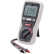 Voltcraft R-200 Bileşen Test Cihazı Dijital Cat Iıı 600 V Ekranı (Counts) : 4000