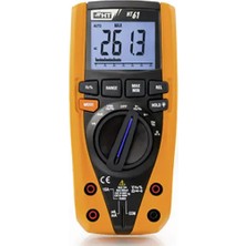 Ht Instruments HT61 El Tipi Multimetre Dijital Cat Iıı 1000 V, Cat Iv 600 V Ekran (Counts) : 4000