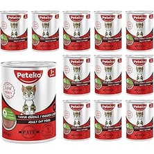 Renas Store Yetişkin Kedi Tavuk Ciğerli Pate 400 gr x 12 Adet