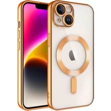 Renas Store Apple Iphone 13 Kılıf Kross Magneticsafe Kapak - Turuncu