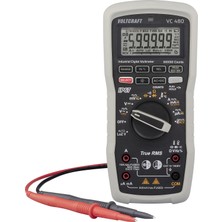 Voltcraft Vc 480 Dijital Su Geçirmez El Tipi Multimetre (IP67) , Loz Cat Iv 1000 V Ekran (Counts) : 600000