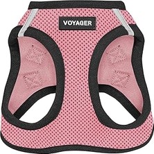 Renas Store Voyager Step-In Air Köpek Tasması, Her Havada Kullanılabilen File, Yansıtıcı, Küçük, Orta Boy Köpekler, Kediler Için Çekme Yapmayan Tasma, Kanca ve Halka Bağlantı Elemanı ile Güvenli, Toka, Çift