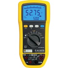 Chauvin Arnoux C.a 5275 El Tipi Dijital Multimetre Sıçramaya Dayanıklı (IP54) Cat Iıı 1000 V, Cat Iv 600 V Ekran (Sayı)