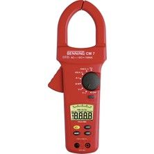 Benning cm 7 Akım Pensi, El Tipi Multimetre Dijital Cat Iv 600 V Ekranı (Counts) : 4000