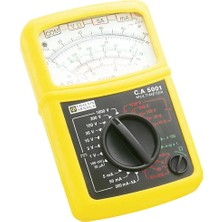 Chauvin Arnoux Kalibre Edilmiş El Tipi Multimetre (Dakks-Akkreditiertes Labor) Analog Dakks Kalibre Edilmiş Cat Iıı 600 V, Cat Iv 300