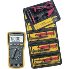 Fluke FLK115/TLK-225-1 El Tipi Multimetre Dijital Cat Iıı 600 V Ekranı (Counts) : 6000