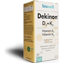 Renas Store Dekinon Biowell D3+K2 20 ml Sprey