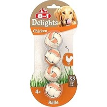 Renas Store 8in1 Delights Ball Top Şeklinde Kemik, 36 gr Köpek Ödülü
