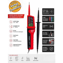 Uni-T Unı-T UT15C Ac Voltaj Dedektörü 12 V LCD Ac/dc Voltaj Göstergesi Dedektör