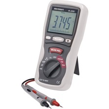 Voltcraft R-200 Bileşen Test Cihazı Kalibre Edildi (Dakks-Akkreditiertes Labor) Dijital Cat Iıı 600 V Ekranı (Counts) : 4000