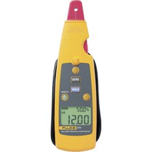Fluke 771 Akım Pensi, Kalibre Edilmiş El Tipi Multimetre (Iso) Dijital Proses Akımı Çıkışı Cat Iı 300 V Ekranı (Counts) : 1200