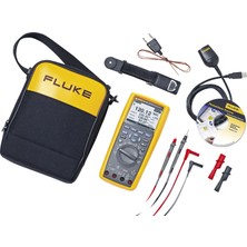 Fluke 289/FVF/EUR Kalibre Edilmiş El Tipi Multimetre (Dakks-Akkreditiertes Labor) Dijital Grafik Ekran, Veri Kaydedici, Loz Cat I