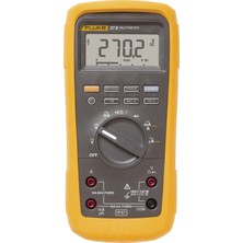 Fluke 27II/EUR Kalibre Edilmiş El Tipi Multimetre (Iso) Dijital Su Geçirmez (IP67) Cat Iıı 1000 V, Cat Iv 600 V Ekran (Counts)