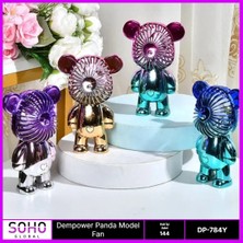 Renas Store Panda Model Mini Fan 3 Kademeli