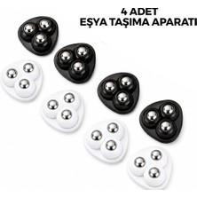 Renas Store 4pcs 3 Bilya Tekerlekli Poşetli Mobilya Eşya Taşıma Aparatı 360°