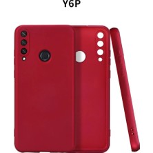 Renas Store Huawei Y6P Kılıf First Silikon - Bordo