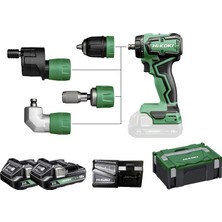 Hikoki Hikokı DS18 Ddqwrz Akülü Matkap/tornavida 18 V 2.0 Ah Li-Ion Dahil. 2. Pil, Şarj Cihazı Dahil, Kutu Dahil