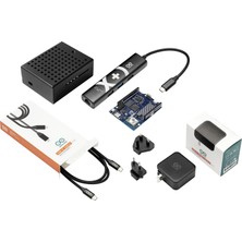 Arduino Sistema Q Arduino Uno Q 2 GB 4 x 2.0 Ghz Dahil. Konut Dahil Güç Kaynağı Dahil. USB Kablosu Dahil. Denetleyici