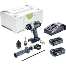 Festool Tpc 18/4 Tbx4,0 I-Plus 579371 Akülü Darbeli Matkap 18 V 4 Ah