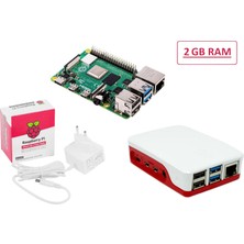 Raspberry Pi® Temel Kit Raspberry Pi® 4 B 2 GB 4 x 1.5 Ghz Dahil. Güç Kaynağı Dahil. Konut