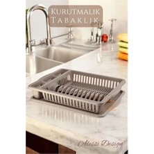 Renas Store Bulaşık Durulama Sepeti Tabaklık Bulaşık Kurutmalık Kahve Alessi 715438