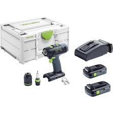Festool T 18 + 3 Tbx 4,0 I-Plus 579370 Akülü Matkap 18 V 4 Ah